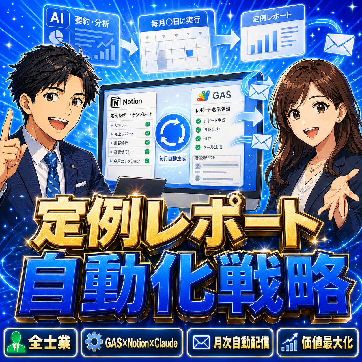 顧問先データの定例レポート自動化で士業の生産性と提供価値を最大化する戦略